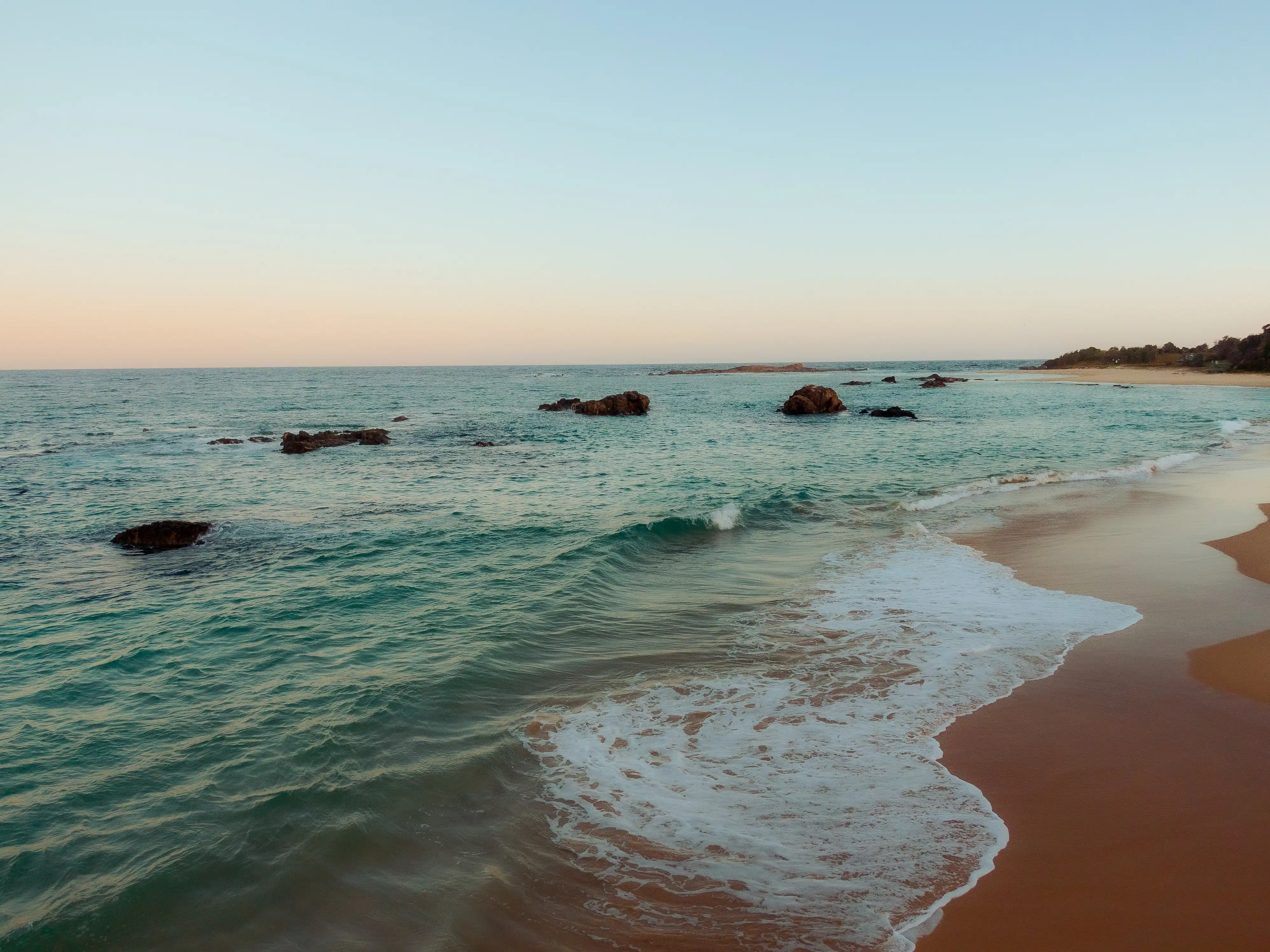Mystery Bay beach near the campsite on the New South Wales south coast